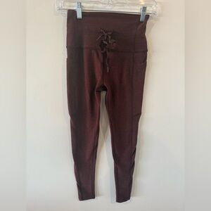Beyond Yoga Burgundy Track Pants